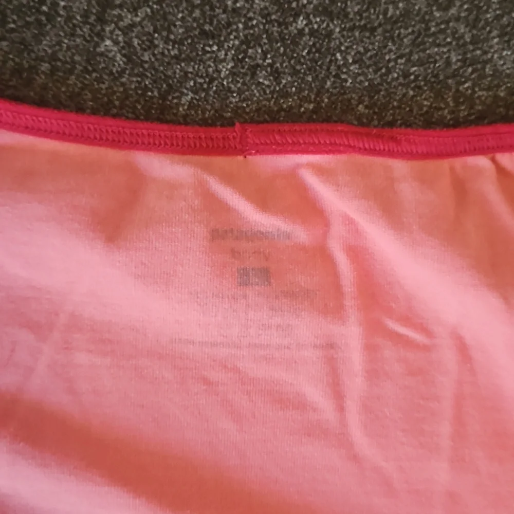 Patagonia Pink and Red Floral T-Shirt
